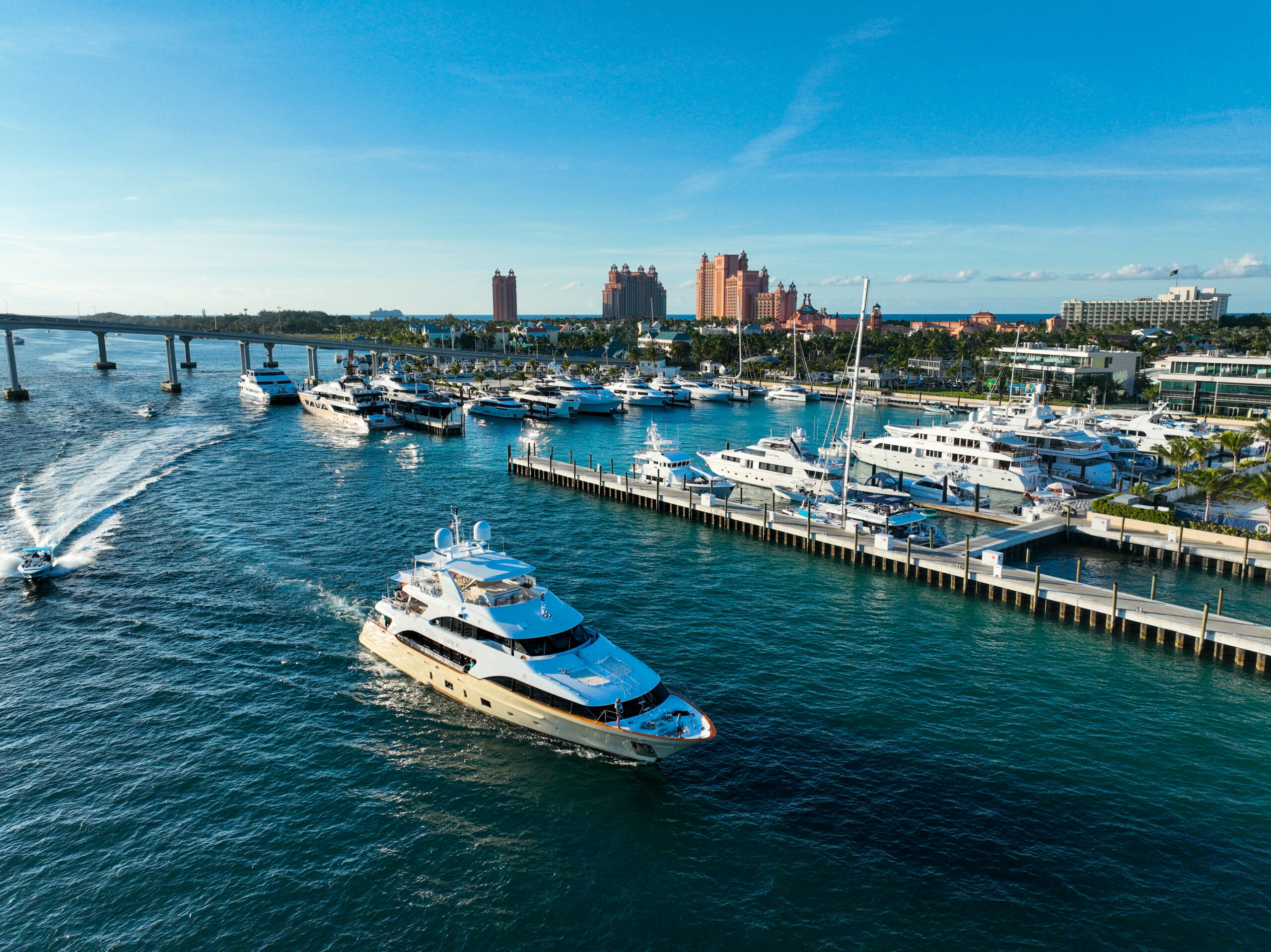 Bahamas Charter Yacht Show 2024 at Hurricane Hole Marina in paradise island, Bahamas